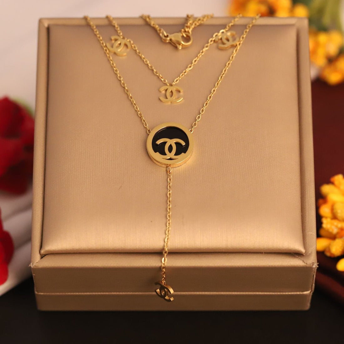 Designer-Inspired Layered Lariat Necklace