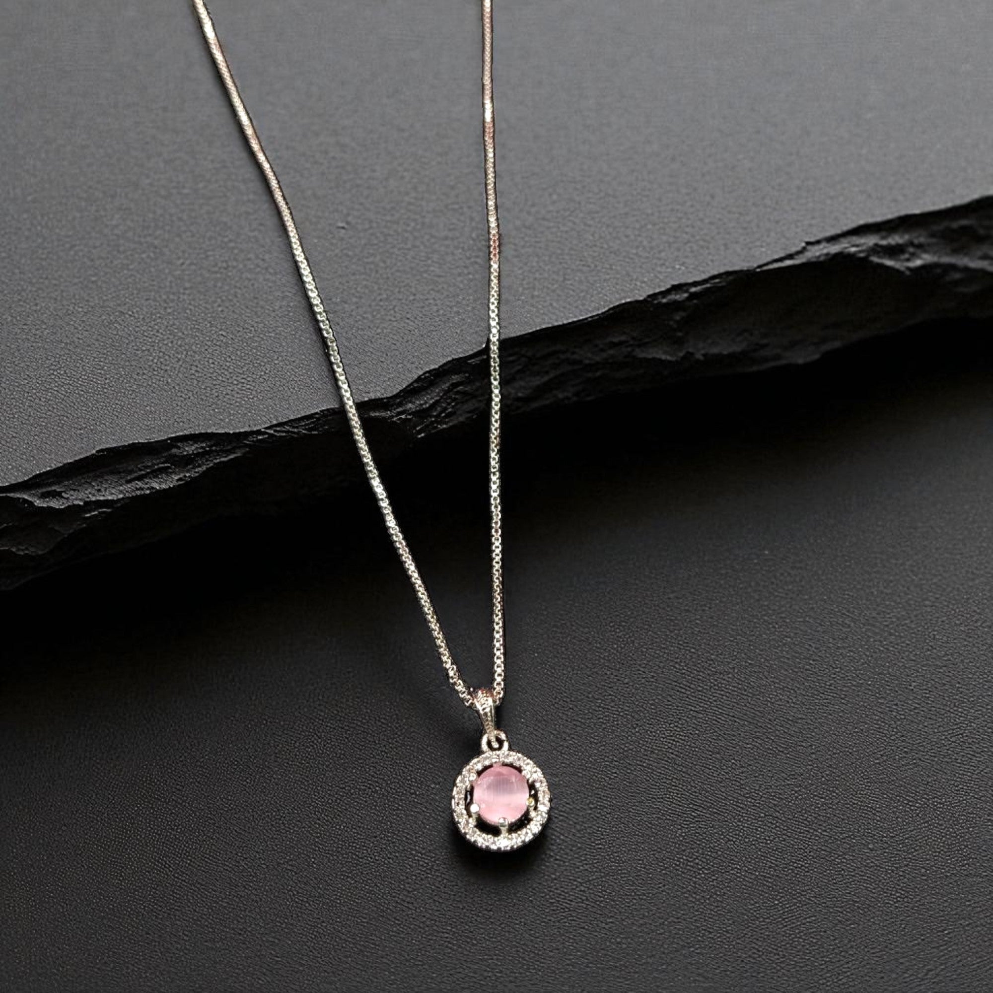 Pink Gemstone Necklace