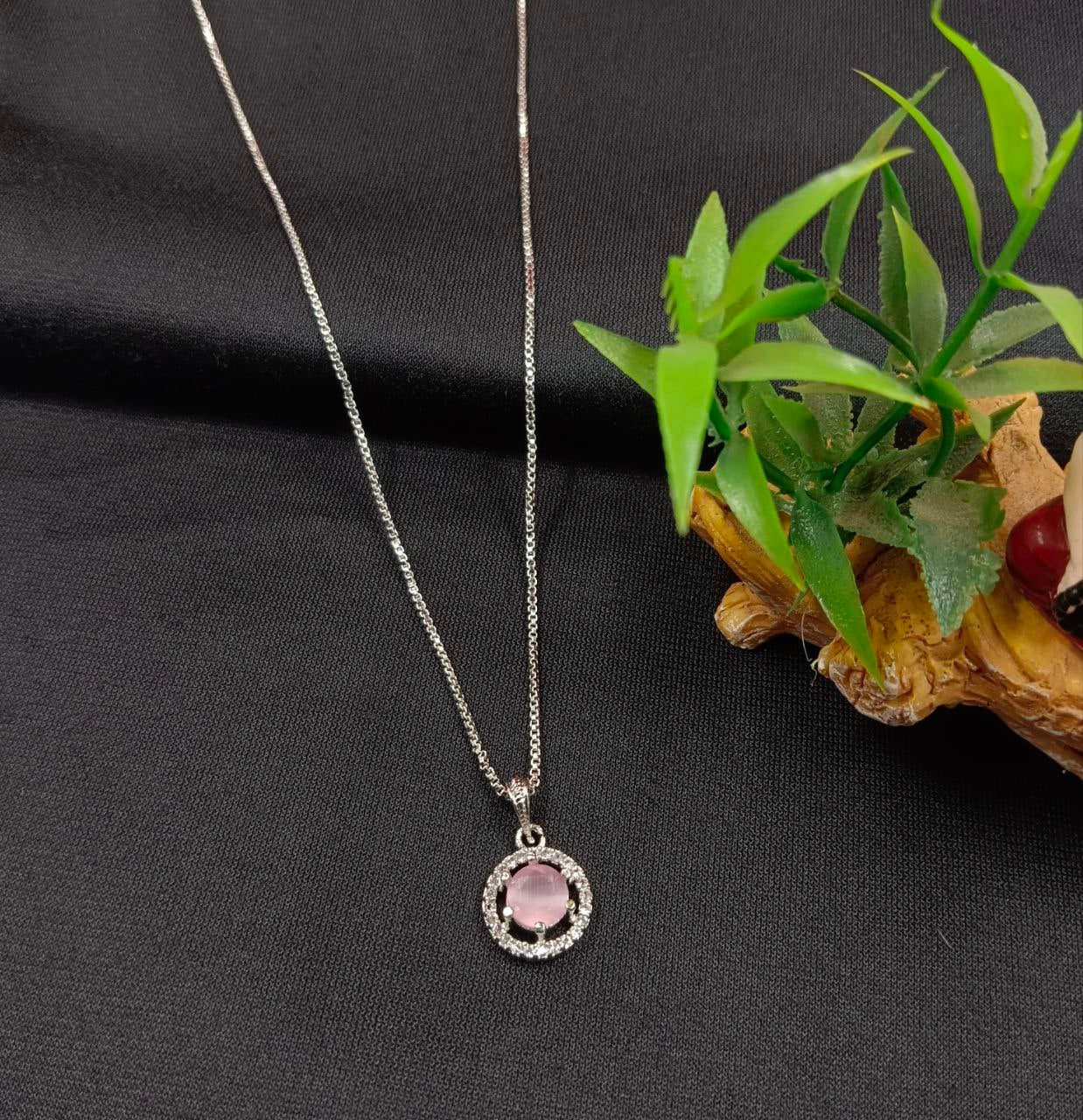 Pink Gemstone Necklace