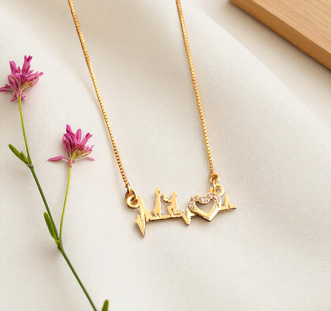 Romantic Heartbeat Necklace